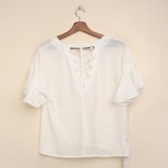 2018DC夏季新款后背蕾丝衬衫 DC1F0059-1883