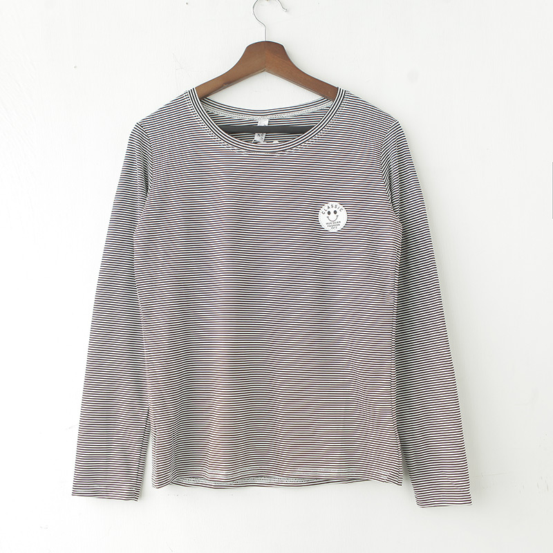 时尚秋季条纹T恤