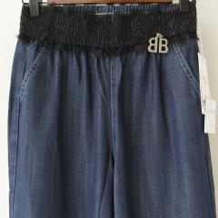 秋季新款时尚天丝阔腿裤