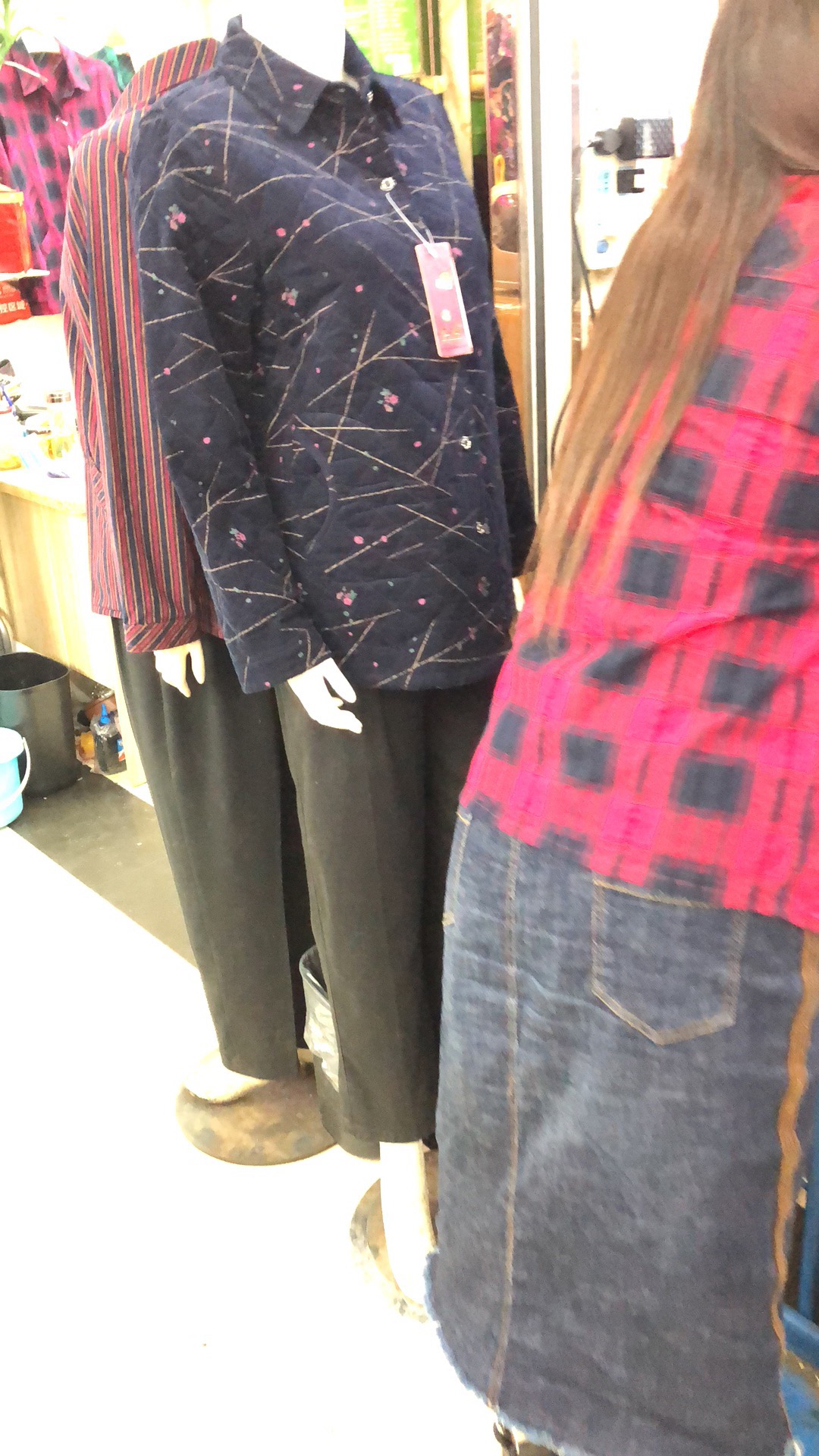 2018秋冬女士星空棉袄