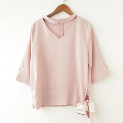 2018WQL时尚女人味雪纺上衣 QL3F181-6639