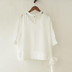 2018WQL时尚女人味雪纺上衣 QL3F181-6639