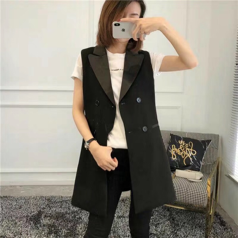 秋薄款韩版女马夹2019年春款百搭休闲外套女