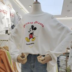 2019新款米奇卫衣女宽松秋季韩版ins慵懒超火百搭bf情侣外套薄款