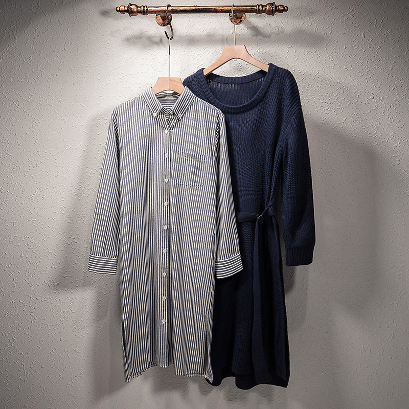 欧洲站2019秋装新款格子衬衫女长袖