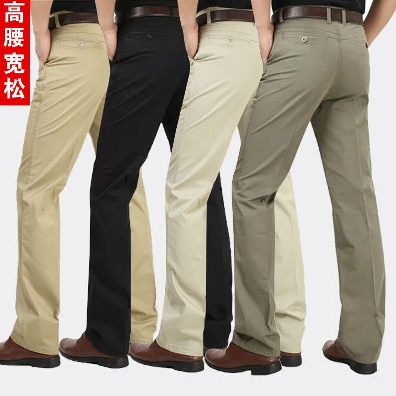 2019中年男土休闲裤