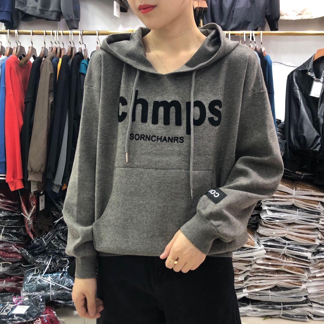卫衣女装宽松韩版秋季冬chic百搭上衣服潮ins连帽外套