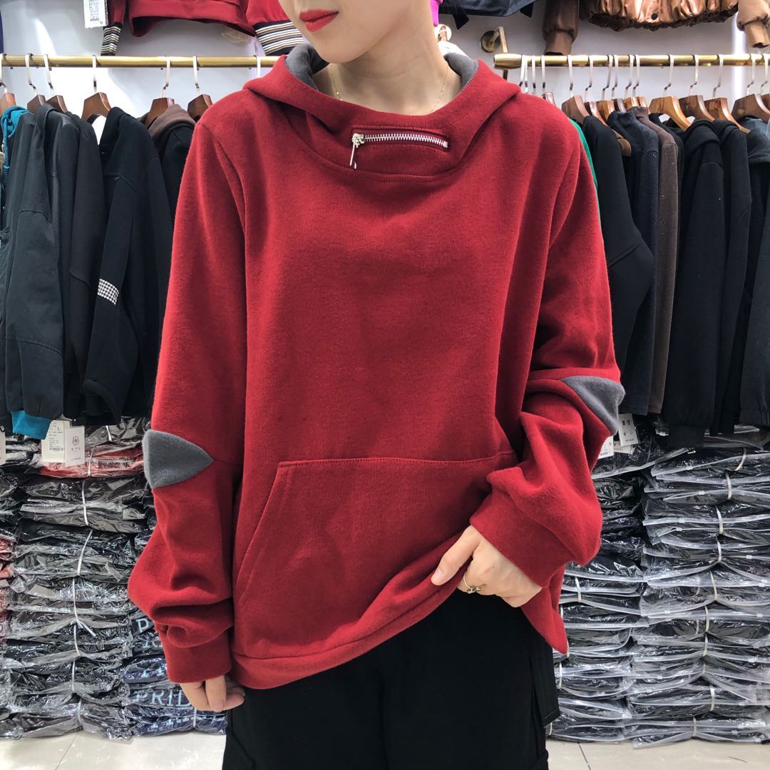 卫衣女装宽松韩版秋季冬chic百搭上衣服潮ins连帽外套