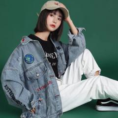 2020盐系外套女ins潮日系古着工装上衣秋装