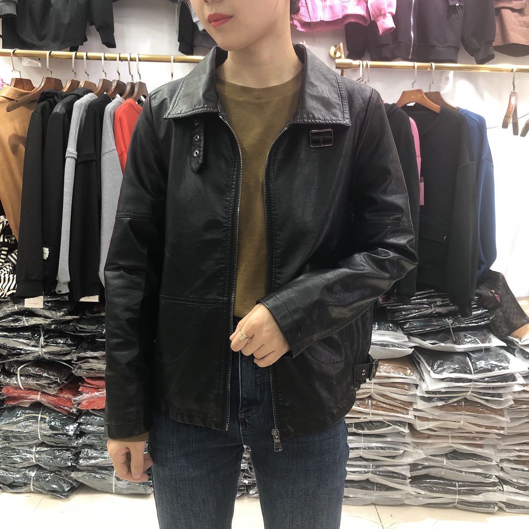 皮夹克新款PU秋季