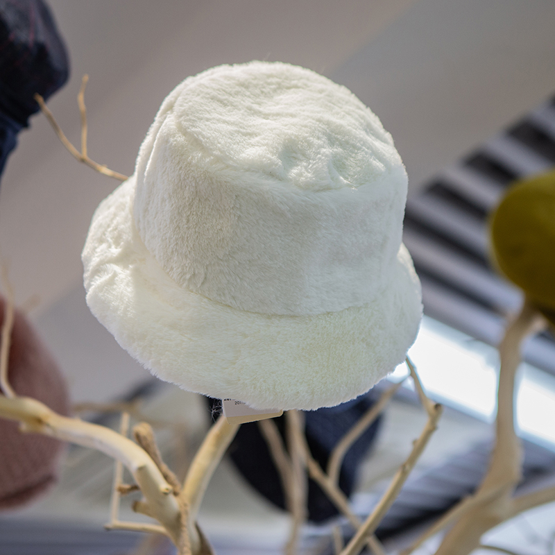 毛茸茸渔夫帽子冬季新品