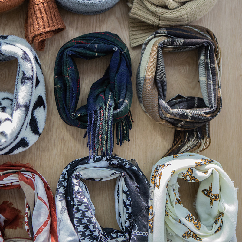 围巾女冬季韩版百搭秋冬格子加厚