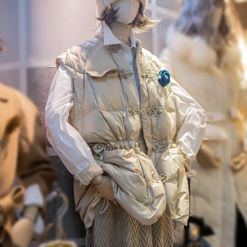 马甲羽绒服女学生韩版背心修身时尚外穿秋冬洋气显瘦百搭