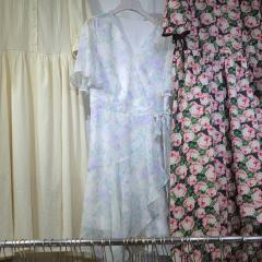 夏季法式碎花雪纺连衣裙子女夏装