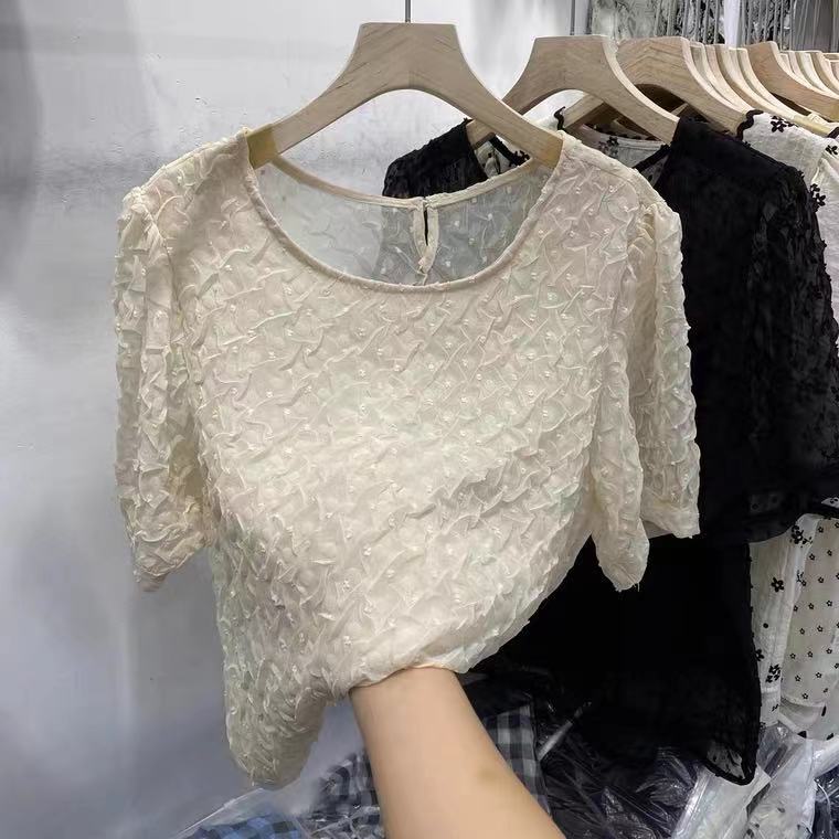 新款设计感透气宽松休闲上衣潮