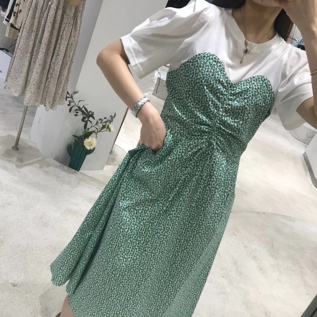 夏季女装中长款豹纹连衣裙单件港味修身时尚野性收腰