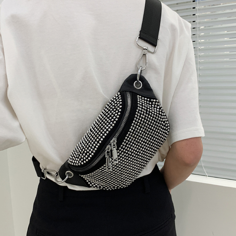 新款腰包女潮ins胸包宽带百搭斜挎包