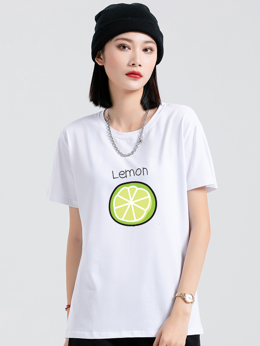 纯棉短袖t恤女夏宽松上衣