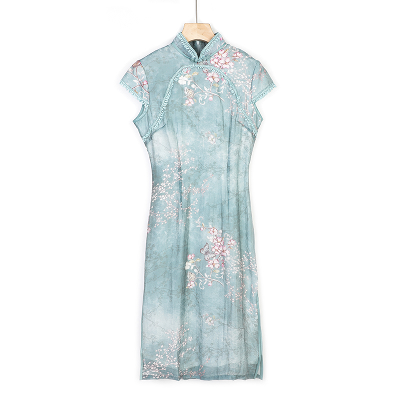 中长款优雅年轻款日常中国风夏