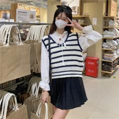 日系甜美小清新花边领白色长袖衬衫女秋季设计感小众衬衣别致上衣