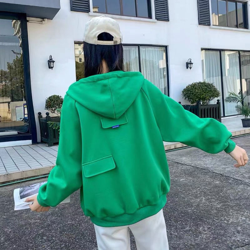 连帽短款拉链卫衣女春季新款韩版宽松百搭棒球服开衫上衣外套 举报  价格