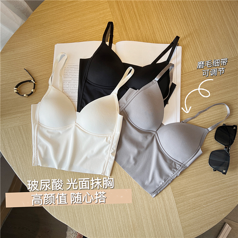 无痕小吊带女夏季新款内搭修身美背运动裹胸背心