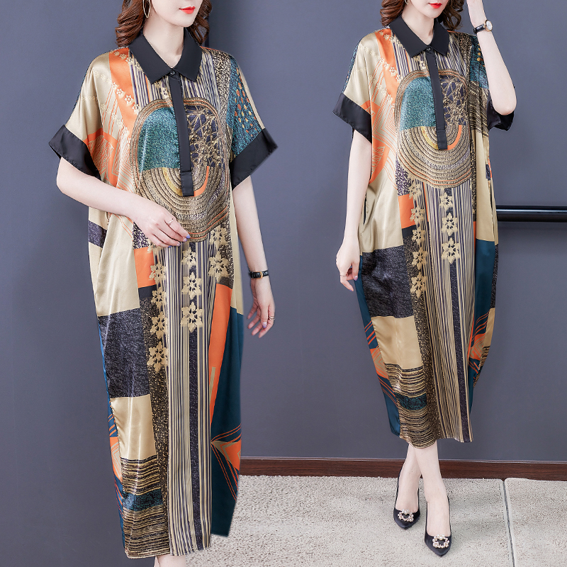 碎花女新款夏气质宽松显瘦裙子