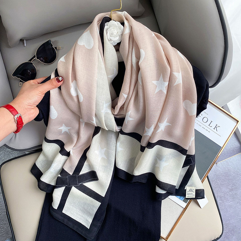 棉麻围巾女夏季韩版春秋薄款纱巾长款披肩百搭丝巾防晒围脖ins潮