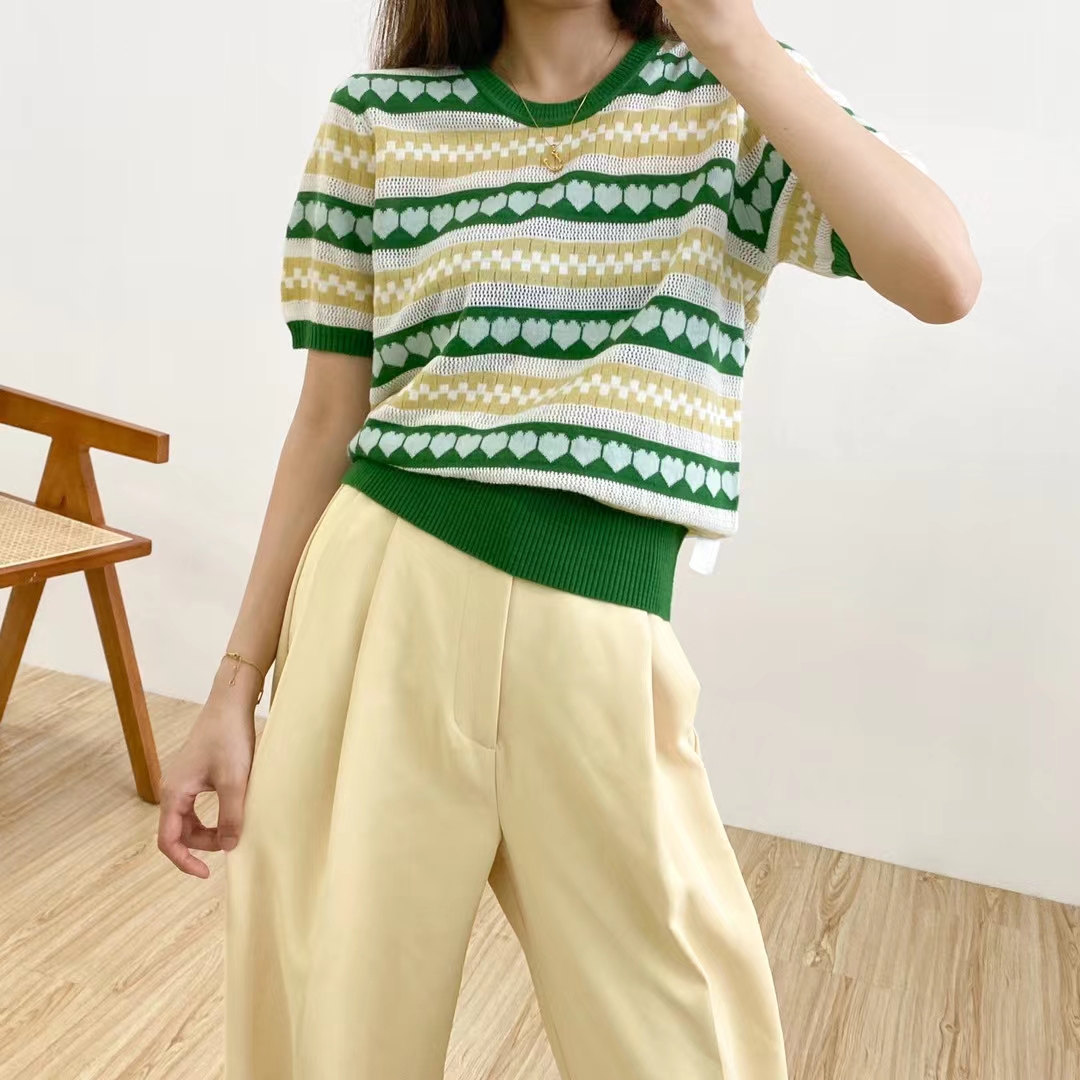 套头短袖！ 收腰均码时尚透气