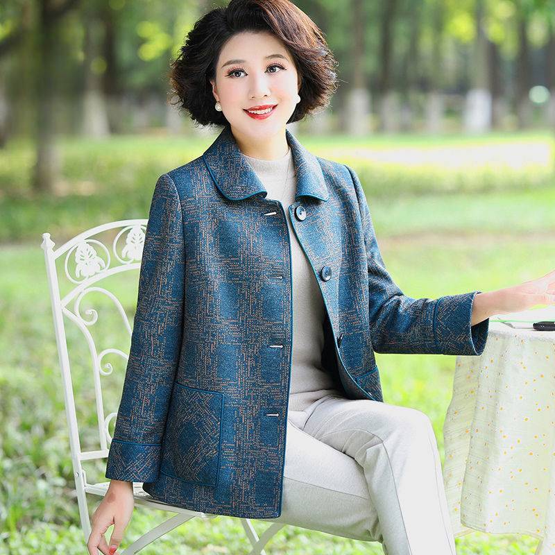 新款加肥加大码高贵洋气胖妈妈上衣200斤